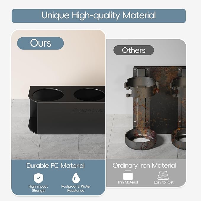 Magnetic Cup Holder for Fridge for 20/30/40 oz Stanley Tumblers Water Bottle Holders & Lid Hook Organizers with Straw Accessories Storage (3 Cups, 5 Hooks)