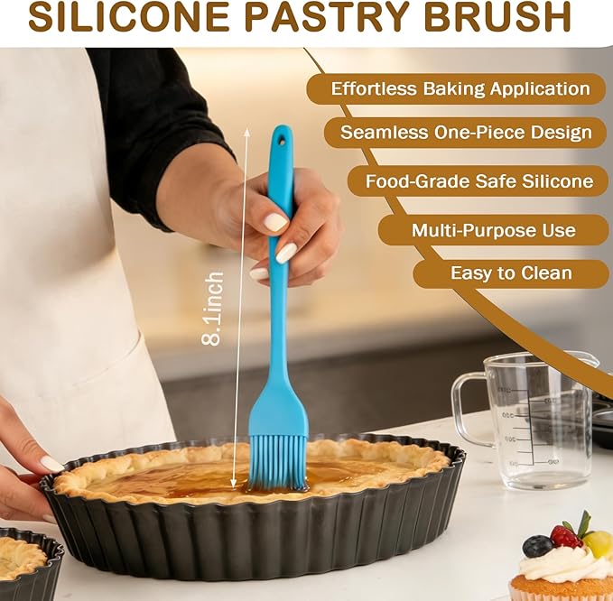 2 Pack 10 Inch Pie Pan with Removable Bottom – Deep Dish Quiche Tart Pan, Nonstick Fluted Pie Dish for Baking Apple Pot Pies, Cheesecake & Desserts, Suitable for baking enthusiasts