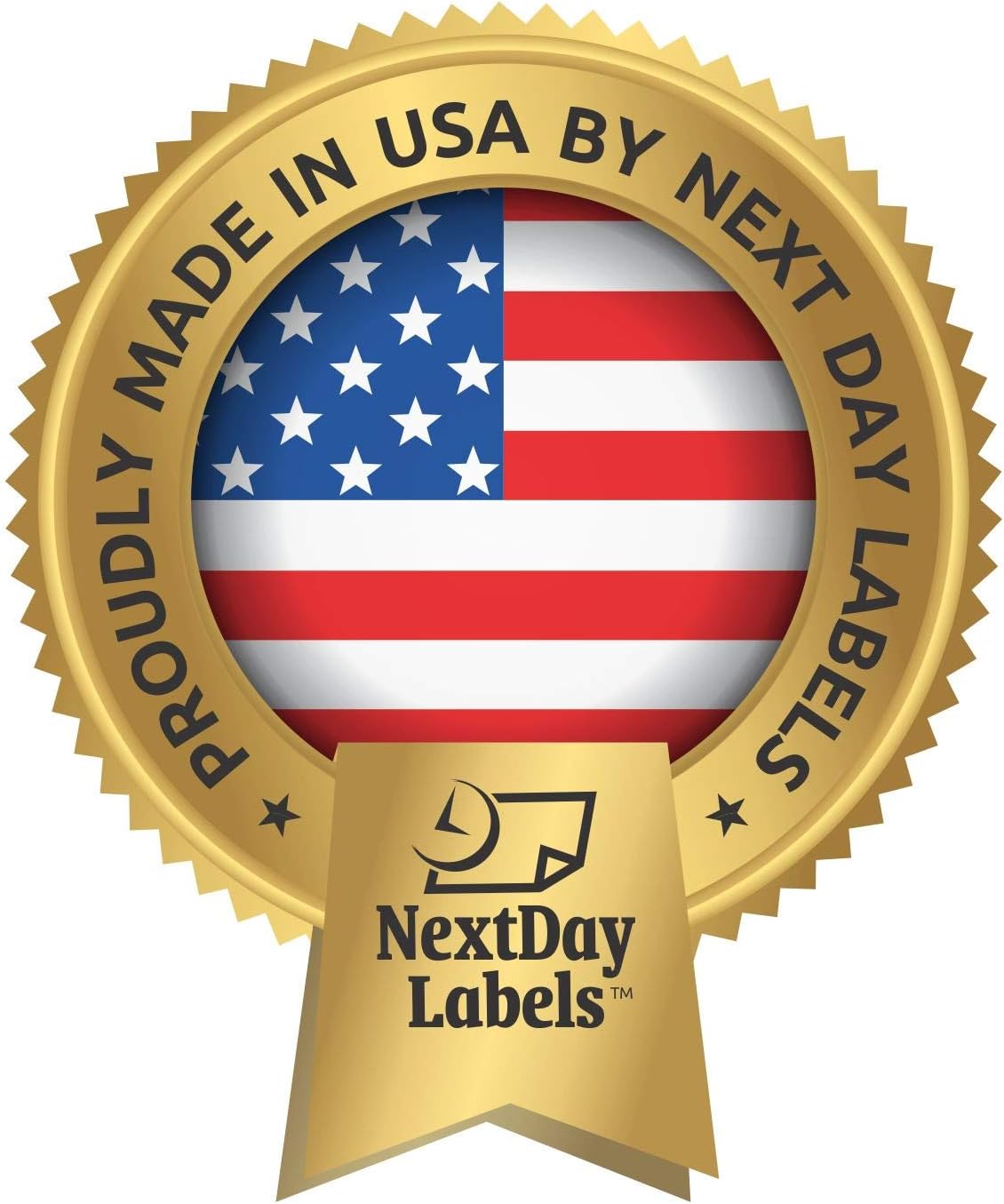 NextDayLabels 500 Rectangle Stickers (3" x 5") - Color Coding Labels Roll - Moving Labels for Boxes, Colored Inventory Stickers for Packing, Organizing, and Storage (Black)