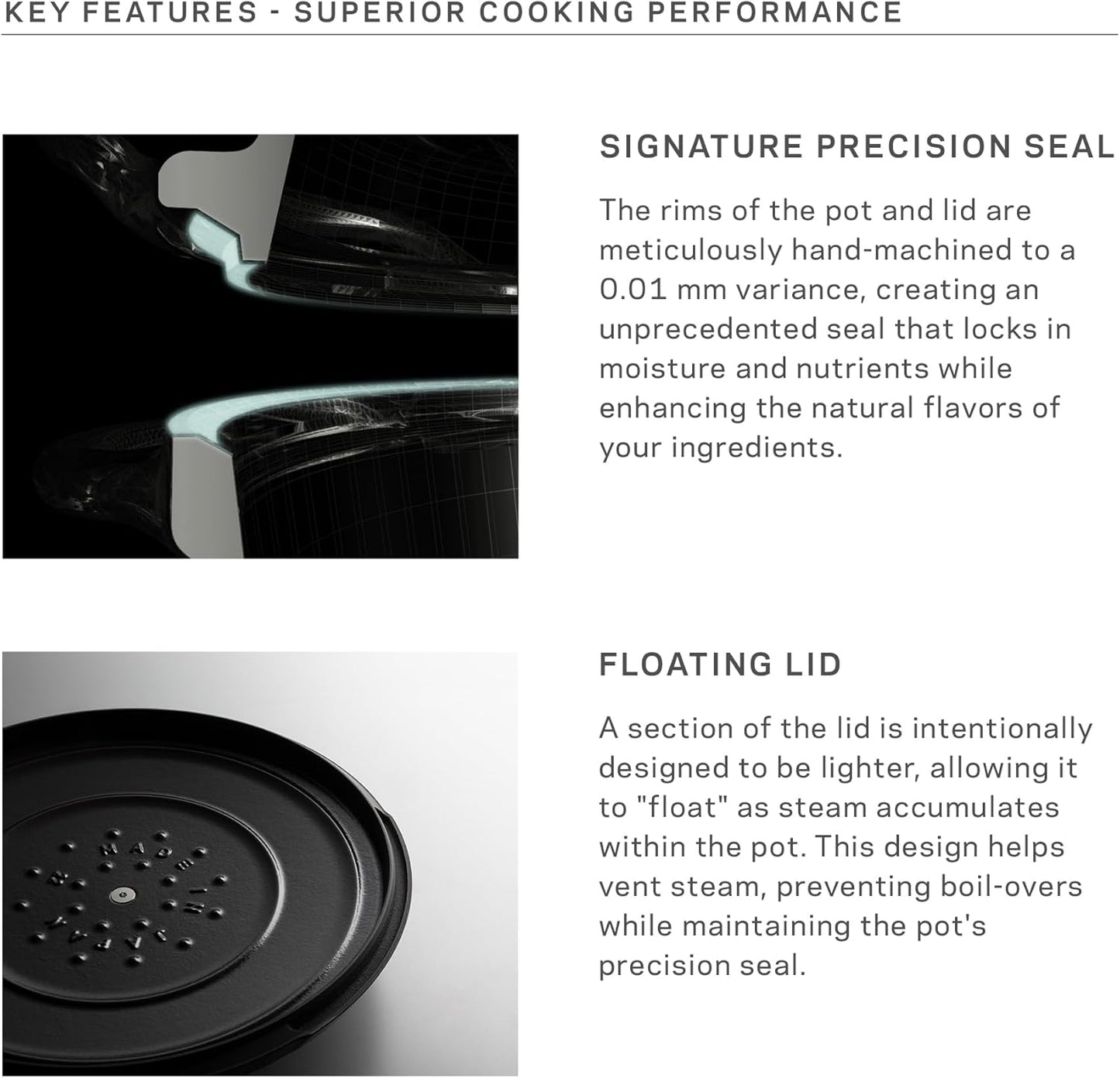 Vermicular Oven Pot 2.0 | Lightweight Enameled Cast Iron Pot | 18cm (2 Qt) | Non-Toxic | Induction-compatible | Dutch Oven | Made in Japan | Oyster Gray
