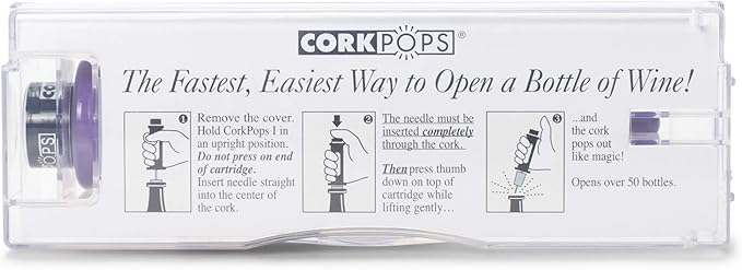Cork Pops Lime Green 6.5 Inch Original Wine Bottle Opener