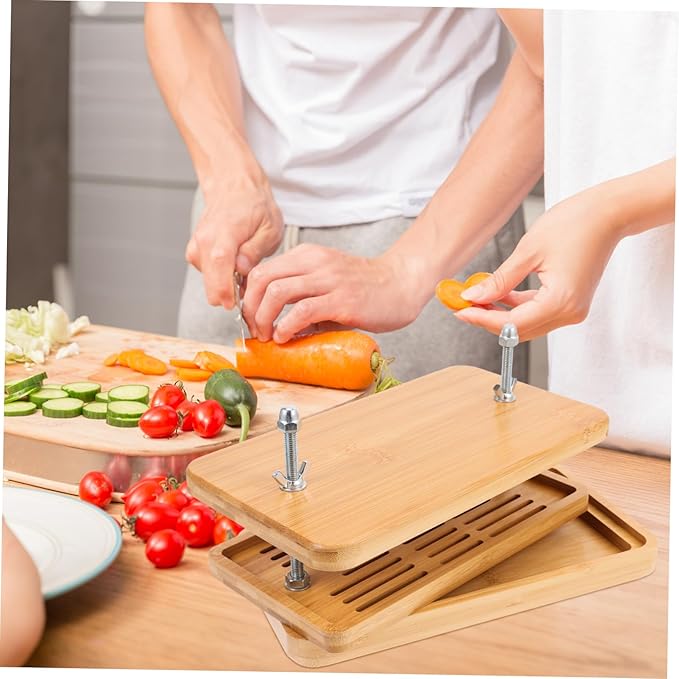 LABRIMP Homemade Tofu Maker Bamboo Tofu Press Mold Bean Curd Molds Pressure Drainer