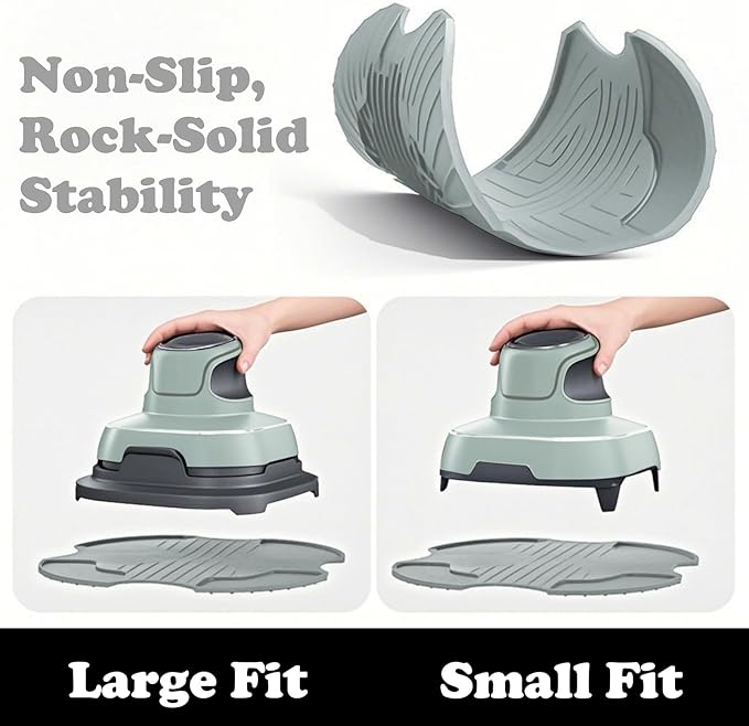 Tailored Ninja Crispi PowerPod Silicone Trivet – Hot Pads for Ninja Crispi Glass Air Fryer Accessories, Heat-Resistant, Non-Slip, Protection for Countertop (Sage)