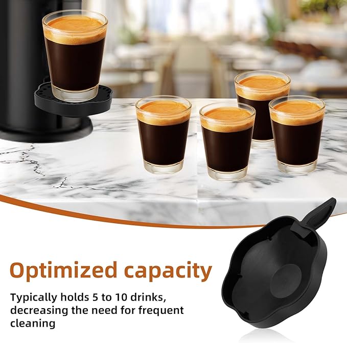 MS-624960 Drip Tray Replacement for Krups Nespresso Vertuo Next Coffee Machine & Grinder, Espresso Coffee Maker Drip Tray Replacement Parts and Accessories
