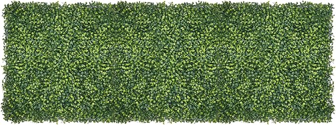 VEVOR Artificial Grass Wall Panels, 60 x 120 inch, Milan Grass Greenery Boxwood Panel for Indoor Outdoor Green Decor & Ivy Fence Covering, Privacy Backdrop Wall Hedge Screen for Garden
