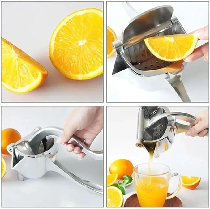 Juicer, Fruit Juice Squeezer Manual Aluminum Press Extractor Orange Lemon Citrus Juicer Handheld Kitchen Tool Home Bar Kitchen