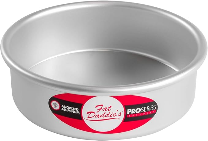 Fat Daddio's PCC-62 Anodized Aluminum Round Cheesecake Pan, 6 x 2 Inch