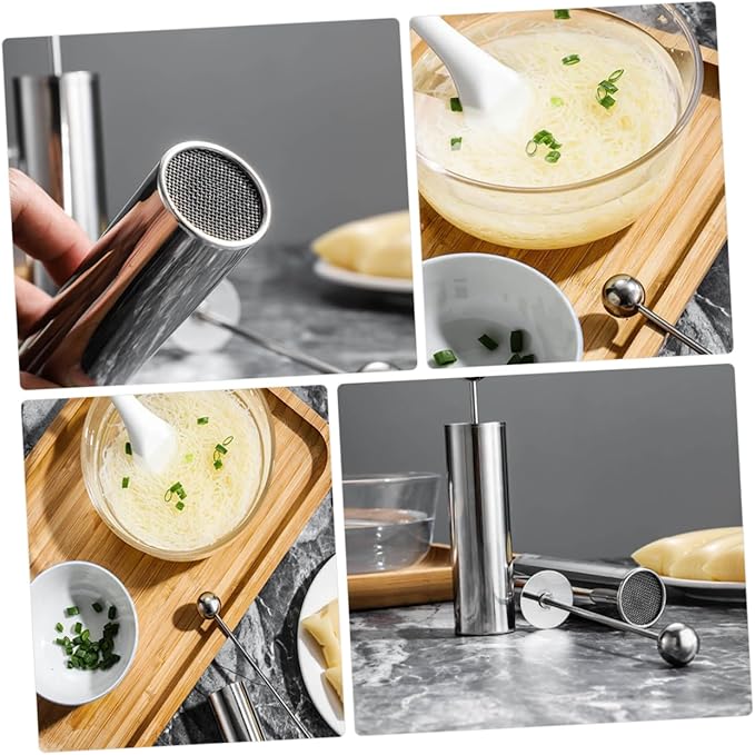 Hemobllo 3 pcs Stainless Steel Tofu Mold Shredder Handy Manual Press for Tofu Cheese Filaments for Chrysanthemum Creation and Food Shaping Kitchen