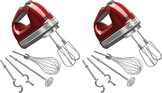 KitchenAid 9-Speed Hand Mixer - KHM926,(Pack of 2)