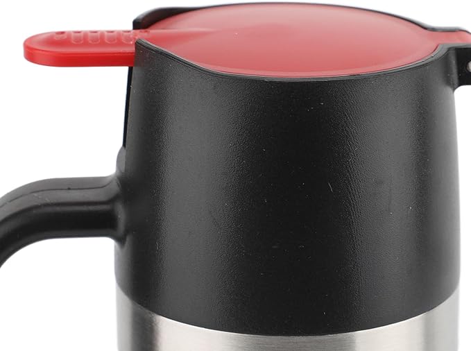 Bewinner Glass Honey Dispenser Pot - 350ml Honey Dispenser Portable Clear Glass Syrup Dispenser with Handle, Prevent Dripping,Honey Container for Coffee Shops Restaurants Home (Black)