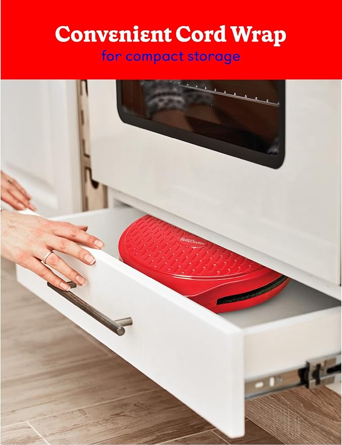 Betty Crocker Pizza Maker Plus,12" Indoor Electric Grill,Nonstick Griddle Pan for Pizzas,Quesadillas,Tortillas,Nachos and more,12" Electric Griddle for Delicious Meals and Snacks,Red,(Pack of 2)