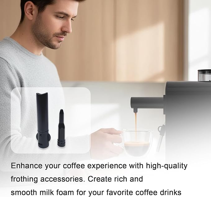 Coffee Maker Frother Parts Coffee Foam Nozzle Accessories Steam Nozzles Aerator, Cappuccino Steam Nozzle Compatible with delonghi espresso machines ECO310, VBG, EC702(T), ECO311, EX-1S11, EC410, EC331
