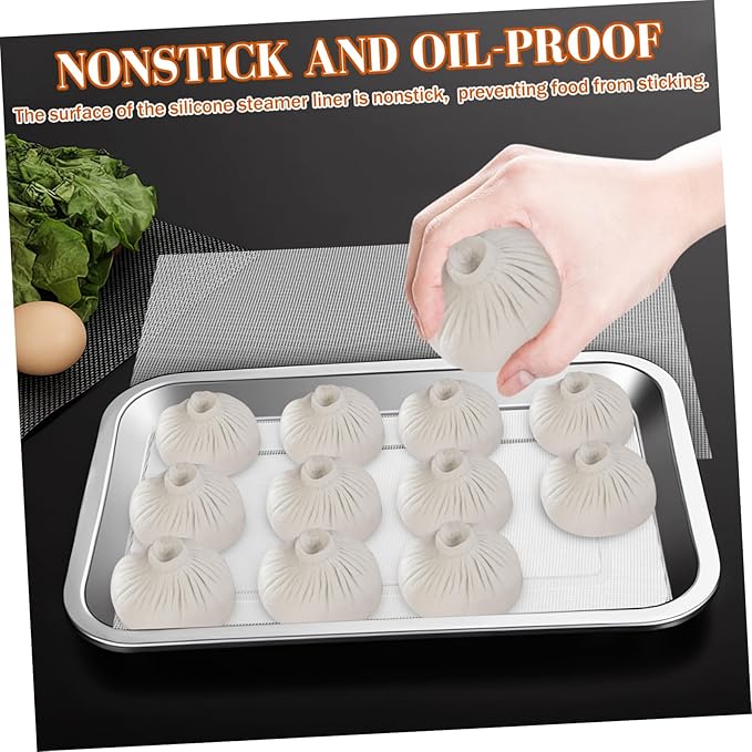 10pcs Silicone Dehydrator Sheets Food-grade Mesh Tray Liners for Even Drying Reusable and Non-stick for Dehydrators Ovens and Microwaves