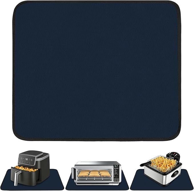 21x24in Heat Resistant Pad, Large Countertop Heat Protector Mat, Hot Pads for Kitchen Under Appliances, Air Fryer Oven Mat
