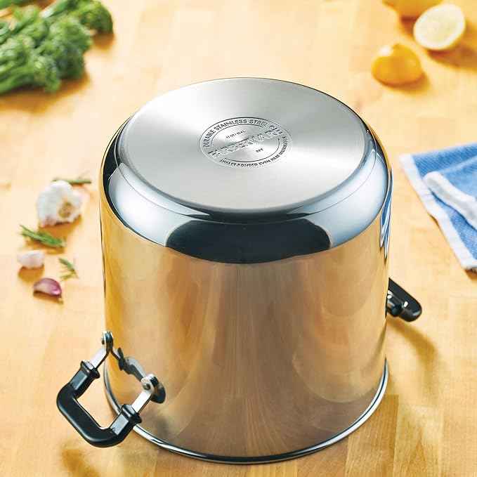 Farberware Classic Series 11 Quart Stockpot with Glass Lid