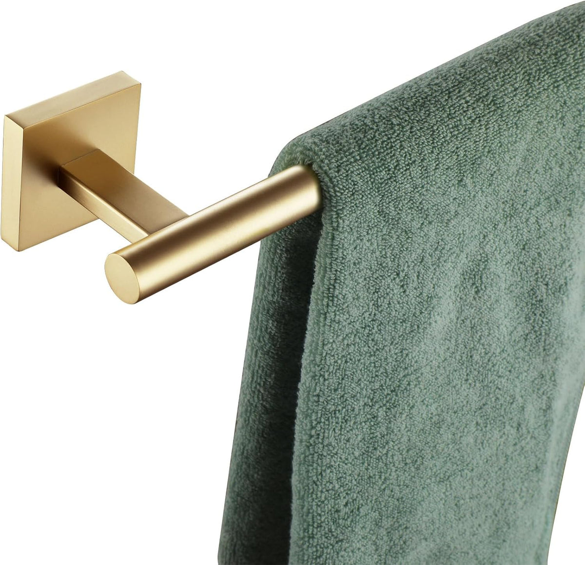 KOKOSIRI Bathroom Towel Bar Bath Towel Holders for Toilet Kitchen Cabinet Wall Mount 24 Inch Brushed Gold Stainless Steel B4005BG-L24