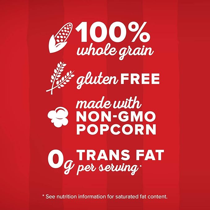 Orville Redenbacher’s Microwave Popcorn, Movie Theater Butter Flavor, 3g Fiber Per Serving, 3.29 oz., 3-Count (12 Boxes)