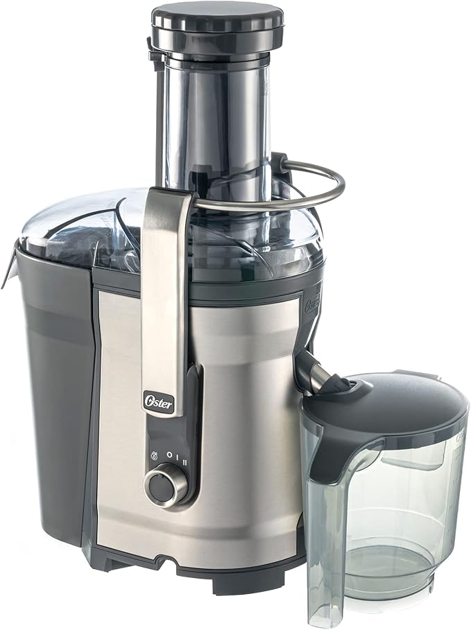 Oster Easy-to-Clean Professional Juicer, Stainless Steel Juice Extractor, Auto-Clean Technology, XL Capacity
