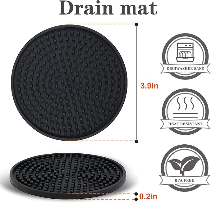 Cast Iron Cleaner Scrubber+Tray with Handle, Welded Chainmail Scrubber for Pan Pot Oven Wok Cleaning- Small Ring Chain Scrub Metal Brush Iron Skillet Steel Wool Scrubber Steel Sponge