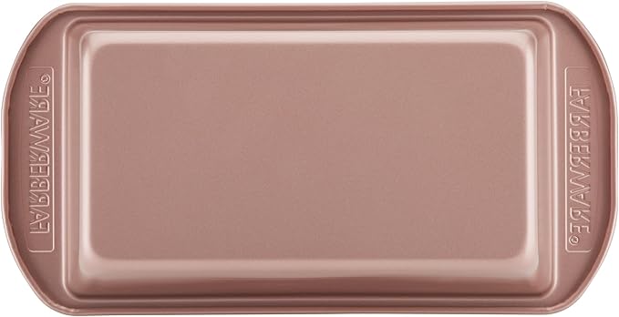 Farberware Nonstick Bakeware Meatloaf/Nonstick Baking Loaf Pan - 9 Inch x 5 Inch, Rose Gold