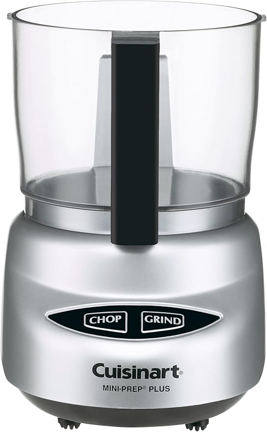 Cuisinart SG-10 Electric Spice-and-Nut Grinder, Stainless/Black & DLC-2ABC Mini-Prep Plus 24-Ounce Food-Processors, 3 Cup, Brushed Chrome and Nickel