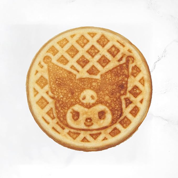 Uncanny Brands Hello Kitty Kuromi Mini Waffle Maker - Cook With Your Favorite Bunny Character