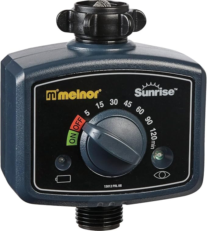 Melnor Sunrise Morning Water Timer - Automatically Water Your Lawn and Garden When Sun Rises