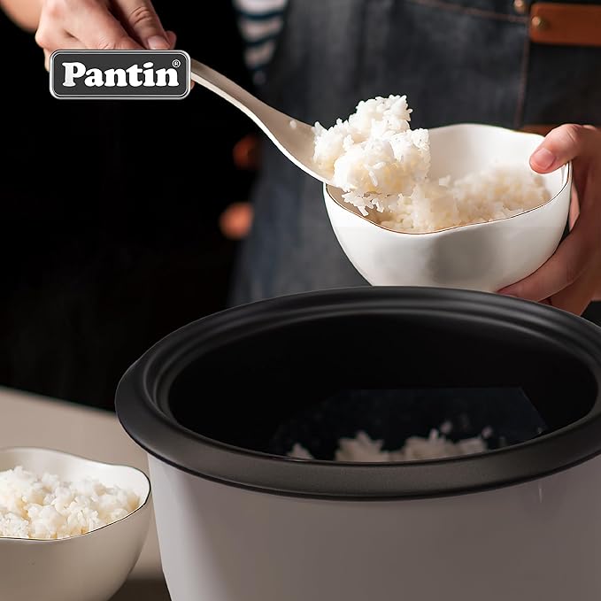 Pantin Commercial Electric Rice Cooker – 16 Cups Raw / 32 Cups Cooked Capacity w/Measuring Cup & Scoop – High-Efficiency Large Rice Cooker Commercial Rice Cooker for Restaurants, Hotels and Catering