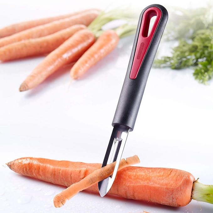Westmark Germany Stainless Steel Vegetable Peeler (Red/Black)