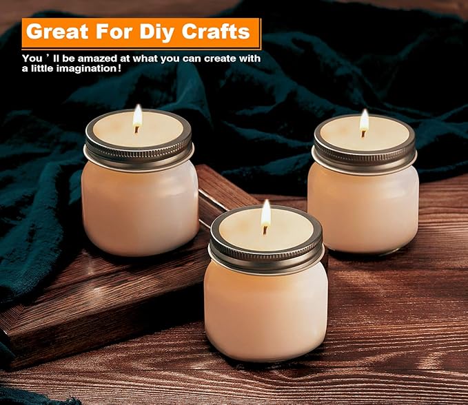 Mason Jars 8 oz 30 Pack- Small Mason Jars With Silver Lids -1/4 Quart Canning Jars| Storage Glass Jars With Lids For Jelly, Jam, Honey, Pickles - Spice Glass Jars - With 30 Chalkboard Labels