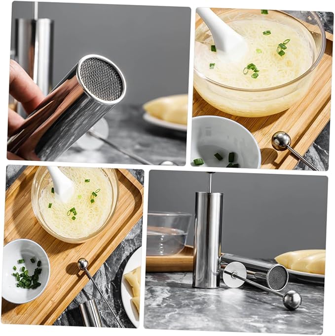 GLEAVI 1pc Stainless Steel Tofu Cutter Manual Press Shredder for Chrysanthemum Tofu Cheese Filaments for Hotels Restaurants Cooking Competitions Home Use