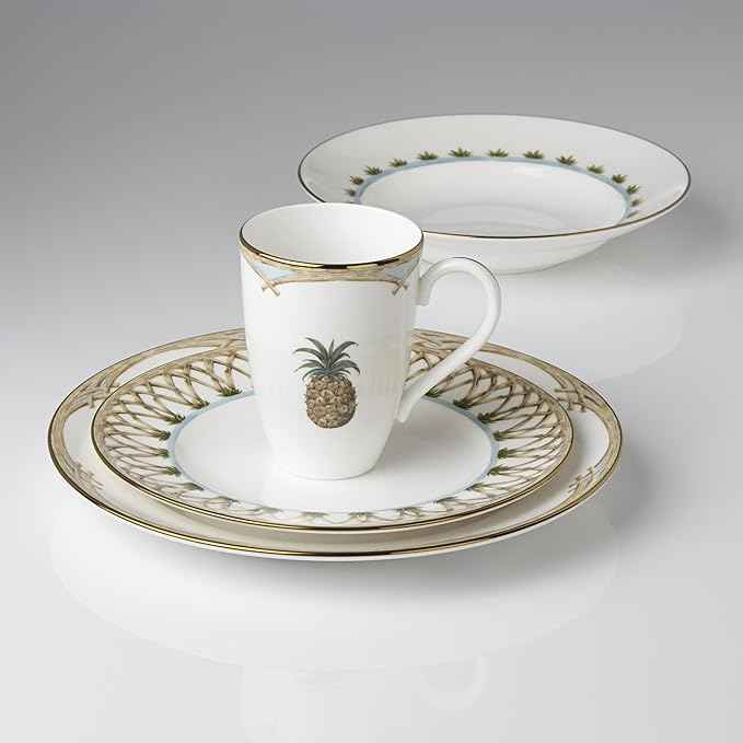 Lenox 6226609 British Colonial Bamboo Dinner Plate