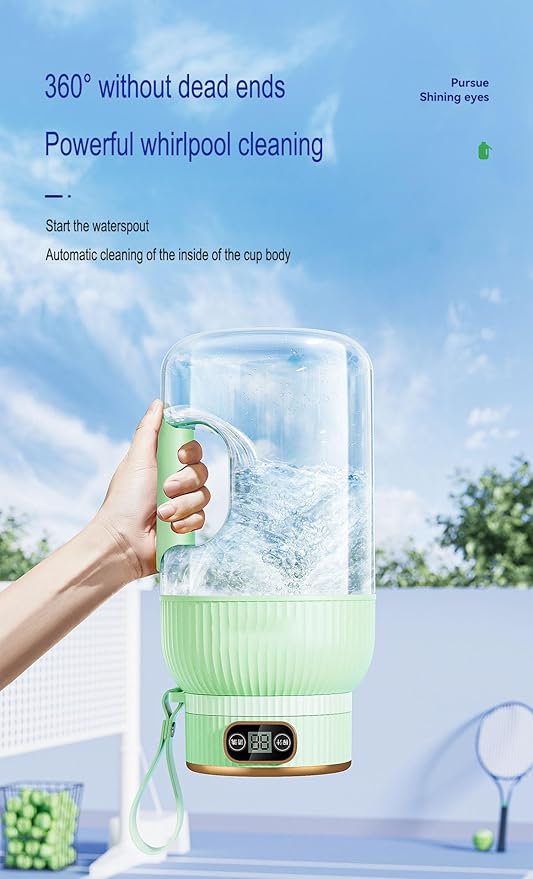 Large-capacity personal size blenders, powerful motor driving ten-blade cutter head, dual large-capacity batteries, TYPE-C fast charging head, 40Oz (1200ml) large capacity (white)