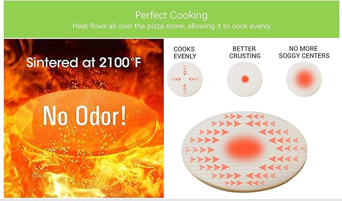 12 Inch Round Pizza Stone (12 inch Only)