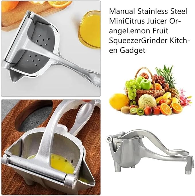 Juicer, Fruit Juice Squeezer Manual Aluminum Press Extractor Orange Lemon Citrus Juicer Handheld Kitchen Tool Home Bar Kitchen