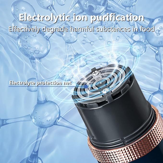Fruit and Vegetable Washing Machine, Fruit Cleaner Device,Fruit Purifier for with OH-ion Purification Technology for Cleaning Fruit,Vegetable Sold by Heyjar US Only