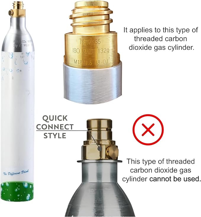 Carbonates Any Drink – Airosia Soda Maker, 304 Stainless Steel Sparkling Water Carbonator Machine with 2 BPA-Free Bottles (1L & 0.5L) and 2 CO2 Carbonator