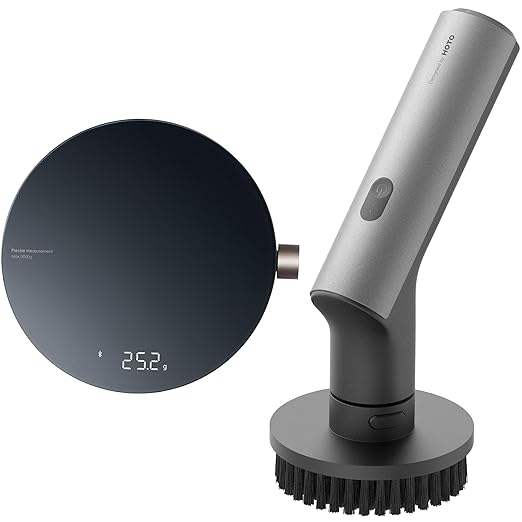 HOTO Smart Food Scale Bundle with Electric Spin Scrubber