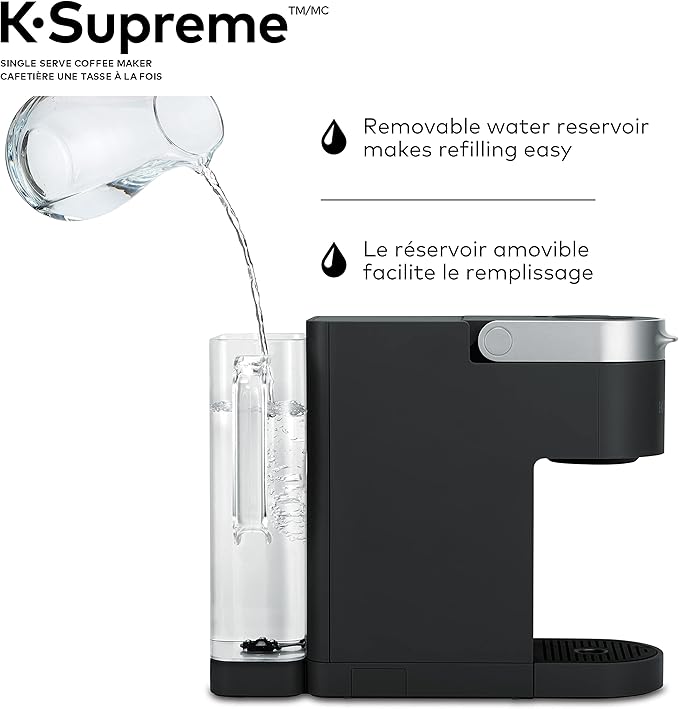 Keurig K-Supreme Coffee Maker, Single Serve K-Cup Pod Coffee Brewer, With MultiStream Technology, 66 Oz Dual-Position Reservoir