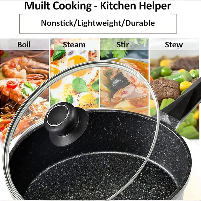 11 Inch Pan Lid, Frying Pan Lid, Fry Pan, Skillet Lid, Pot Cover with Handle, Tempered Glass Cover, 11"