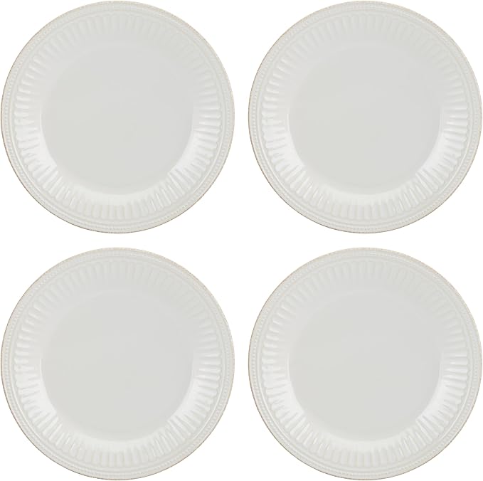 Lenox 897388 French Perle Groove 12-Piece Dinnerware Set, Service For 4