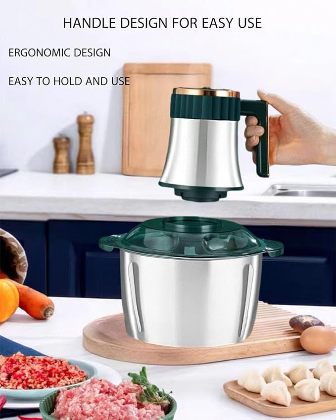 Blender And Food Processor Combo, 500w Electric Chopper Food Chopper, 5-Speed Mode, Suitable home and kitchen of Nut Chopper Garlic Grinder