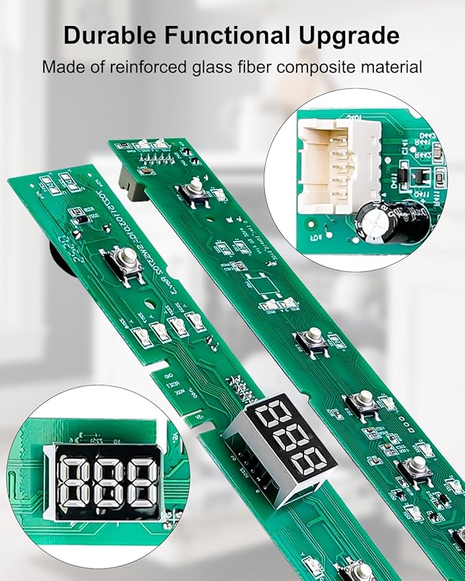 WD21X23461 WD21X31910 Dishwasher User Interface Control Board Compatible with GE, Dishwasher User Interface Assembly Replaces WD21X10499 WD21X10502 WD21X10503 AP7204355