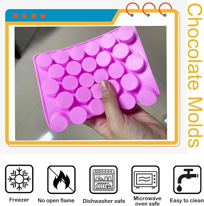 Round Silicone Candy Molds For Hard Candy Gummy