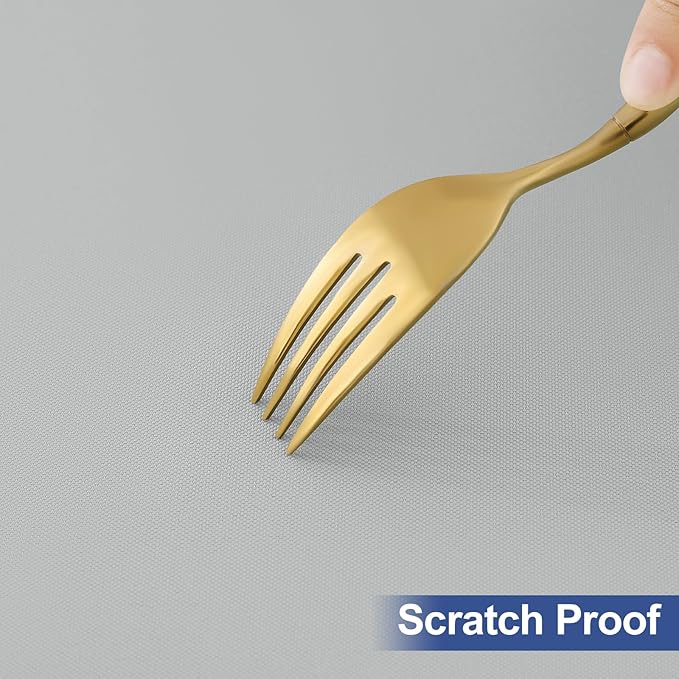 homing Rectangle Table Cloth Cover, Waterproof Polyester Elastic Fitted Tablecloth, Fits for 8 Foot Folding Tables, Washable Table Protector for Picnic, Camping, Outdoor (Light Grey, 30" x 96")