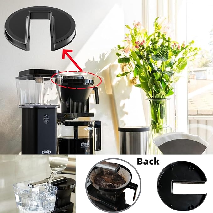 Replacement Brew Basket Lid Cover for Moccamaster Coffee Makers, Compatible with Models K, KB, KBG, KBS, KBT, KBTS, KBGT, CDG, CDT, CDGT (13114, 1.0L & 1.25L), BPA-Free, Dishwasher Safe