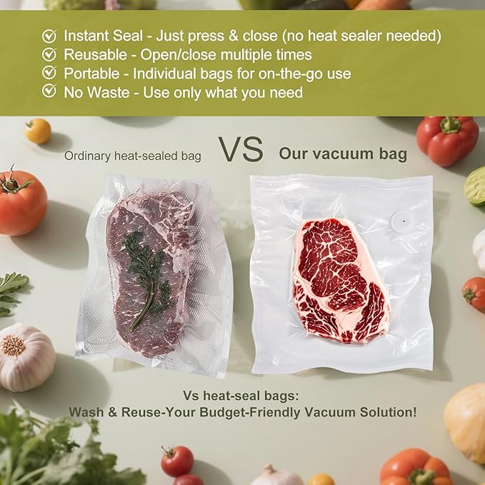 Vacuum sealer machine + Vacuum sealer bags