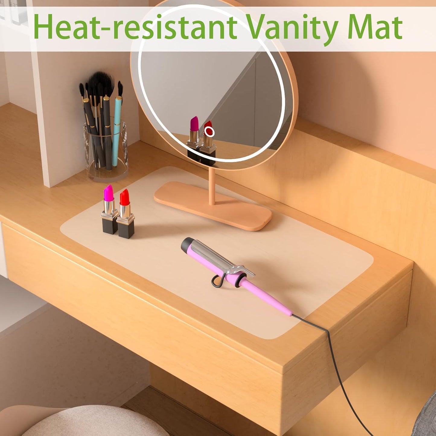 Clear Silicone Mats for Kitchen Counter: 11.8” x 15.8” (1mm) Non-slip Countertop Protector Liner - Non-Stick Heat Resistant Baking Mat Pastry Translucent 2/Pack