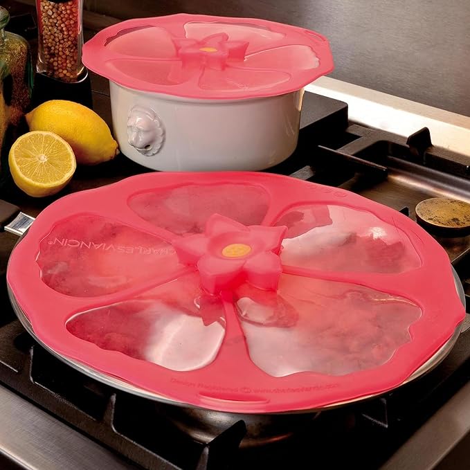 Charles Viancin Hibiscus Lid - Medium 9"