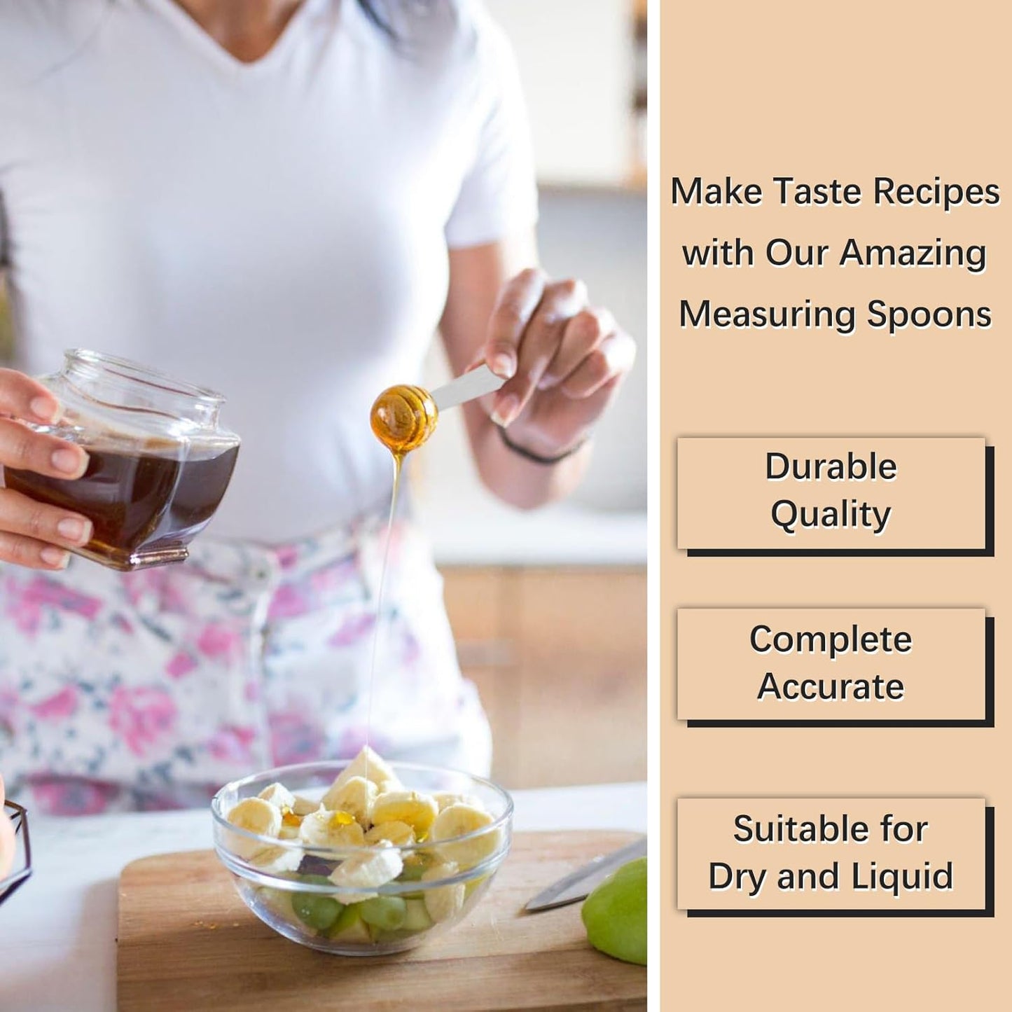 1PCS 1tsp (1/3tbsp, 5ml) Single Measuring Spoon, Stainless Steel Individual Teaspoons Only